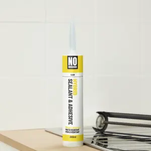 No Nonsense Water resistant Solvent-free Transparent Grab adhesive & sealant 290ml 0.3kg