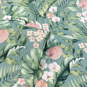 Tropical Floral Wallpaper Sea Breeze Arthouse 924905