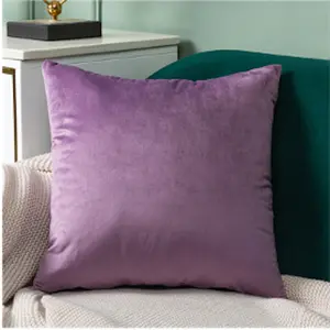 Nayelee Square Throw Pillow Cover (Set of 4) Purple