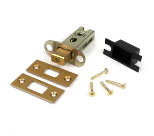 From The Anvil Satin Brass 2 1/2" Heavy Duty Tubular Deadbolt