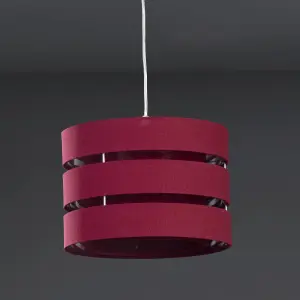 Trio Crimson red Pendant Light shade (D)28cm