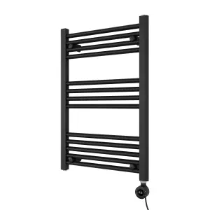 Agadon Grace Electric Towel Radiator - 750 x 500 mm Black - 300 W