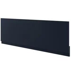 Contemporary Matt Blue Rectangular Front Bath panel (H)51cm (W)170cm