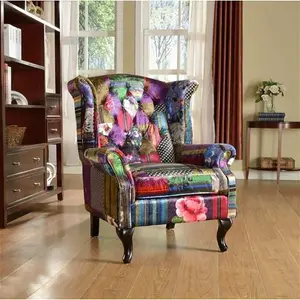 Danaye Wingback Chair Rosalind Wheeler Upholstery Colour: Purple