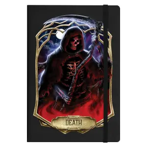 Deadly Tarot Obsidian Death A5 Notebook Black (A5)