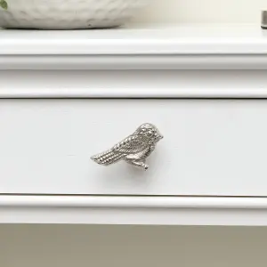 Melody Maison Silver Bird Drawer Knob