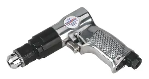 Sealey 10mm 1800 RPM Reversible Air Drill With Polished Aluminium Housing SA24