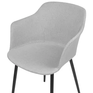 Set of 2 Dining Chairs ELIM Light Grey