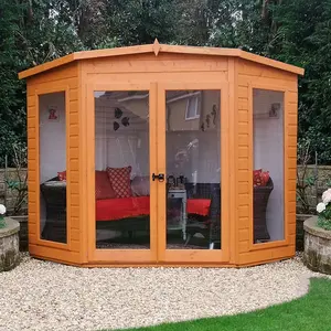 Shire Barclay 10x10 ft with Double door & 2 windows Pent Wooden Summer house