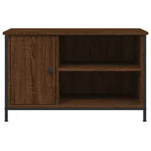 Berkfield TV Cabinet Brown Oak 80x40x50 cm Engineered Wood