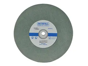 Faithfull General Purpose Grinding Wheel 200 x 25mm Green Grit FAIGW20025GG