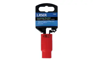 Laser 7990 1000v VDE Insulated Socket 1/2" Drive 12mm