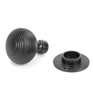 From The Anvil Aged Bronze Heavy Beehive Mortice/Rim Knob Set