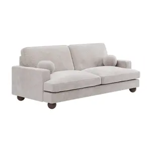 Solace+Co Addison 3 Seater Boucle Sofa - Beige