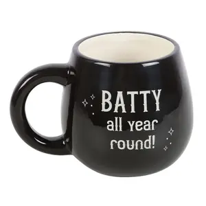 Something Different Batty All Year Round Peekaboo Rounded Peakaboo Mug Black/White (One Size)