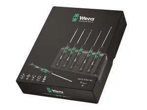 Wera 05118154001 Kraftform 2067 Micro Screwdriver Set, 6 Piece WER118154