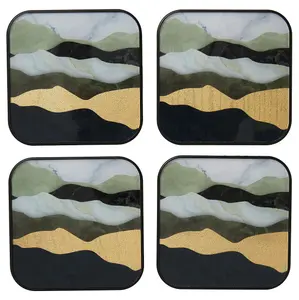 Interiors by Premier Celina Set Of Four Square Coasters