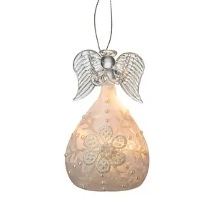 Light up Angel Hanging Figurine Ornament (Set of 2)