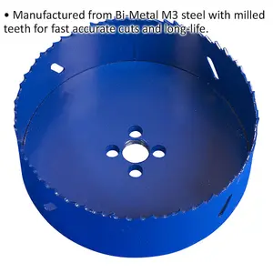 Premium 127mm HSS Bi-Metal Hole Saw Blade with Milled Teeth for Precision Drilling