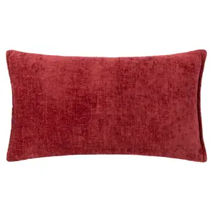 Buxton Rectangular Throw Cushion Covers Red