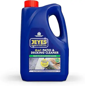 3 x Jeyes 4-in-1 Patio and Decking Power, Outdoor Cleaner for Patio & Paths - 2L