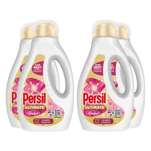 Persil Ultimate Liquid Detergent Touch of Comfort Stain Removal 31W 837ml, 4pk