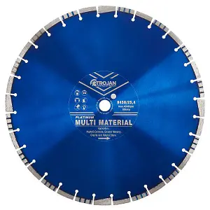 Trojan Platinum Multi-Material Diamond Blade 450mm/18" x 25.4