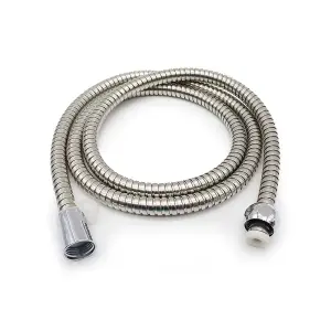 Shower Hose 1.5 Metre Stainless Steel Anti Twist Chrome Modern