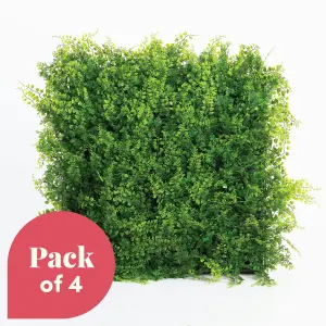 Blooming Artificial - 50cm / 1.75ft Green Artificial Fern Foliage Mat Multi-Pack