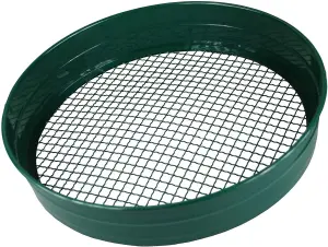 simpa Steel Garden Riddle Sieve 1/2" 12mm Mesh 70mm Deep