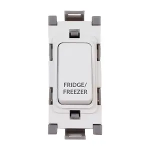 Deta G3562 Grid Switch 20 Amp Double Pole marked Fridge Freezer (White)