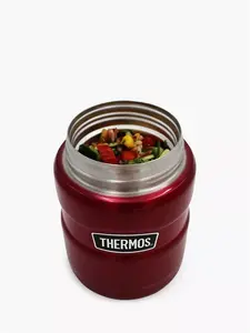 Thermos King Stainless Steel Food Flask, 710Ml, Red