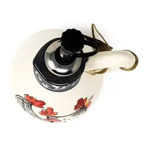 Farmhouse Hand Painted Ceramic Kitchen Dining Oil Pourer/Drizzler (H) 20cm