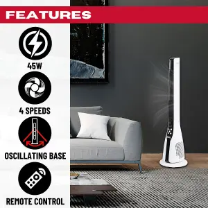 Excel 43" Tower Fan with Remote Control