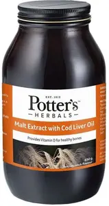 Potter's Herbals Butterscotch Malt Extract With Cod Liver Oil - 650G