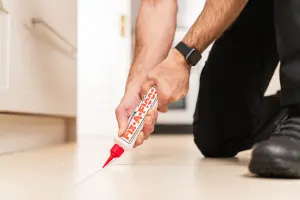 12 x Fix-A-Floor Squeezy All-In-One Repair Adhesive for Loose, Hollow and Creaky Tiles, Wood, LVT, LVP and Laminate flooring.