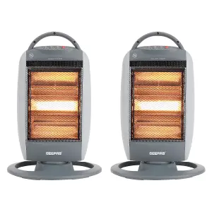 Geepas 1200W Electric Halogen Heater Pack of 2