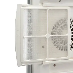 Radialight Windy Electric Bathroom Fan Heater With Towel Bars, 1800W, Mirror