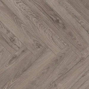 Rutherford Oak 8mm Herringbone Laminate Flooring