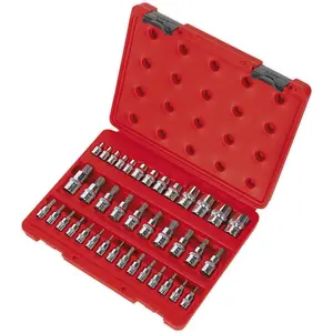 38-Piece TRX Star Socket and Security Bit Set for Versatile Applications