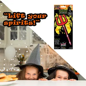 Glowing Trident Halloween Costume Accessory Halloween Party, Trick or Treat  Red