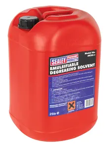 Sealey Degreasing Solvent Emulsifiable 25L AK25