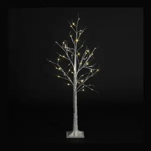 150cm Lighted Artificial Pine Christmas Tree 150cm H x 30cm W x 30cm D / Warm White