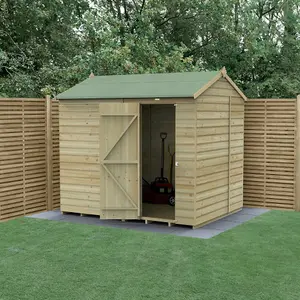 Beckwood 8x6 Reverse Apex Shed - No Windows