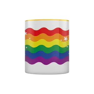 Grindstore Rainbow Reaper Mug White/Yellow/Black (One Size)