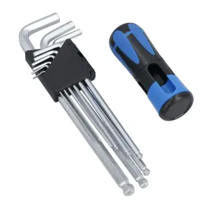 Ball Ended Allen Alan Allan Keys Hex Key Set (MM / 9PCS)