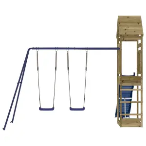 Berkfield Outdoor Playset Impregnated Wood Pine