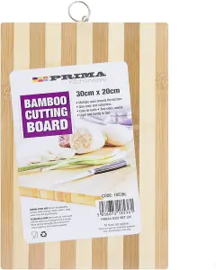 Bamboo Chopping Board 30Cm Kitchen Food Cutting Fruits Vegetables Non Toxic