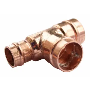 Oracstar Pre-Soldered Reducing Tee Connector Bronze (15mm x 22mm x 22mm)