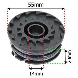 SPARES2GO 3m Line & Spool compatible with Greenworks G40LT G40LT30 21107 Strimmer Trimmer